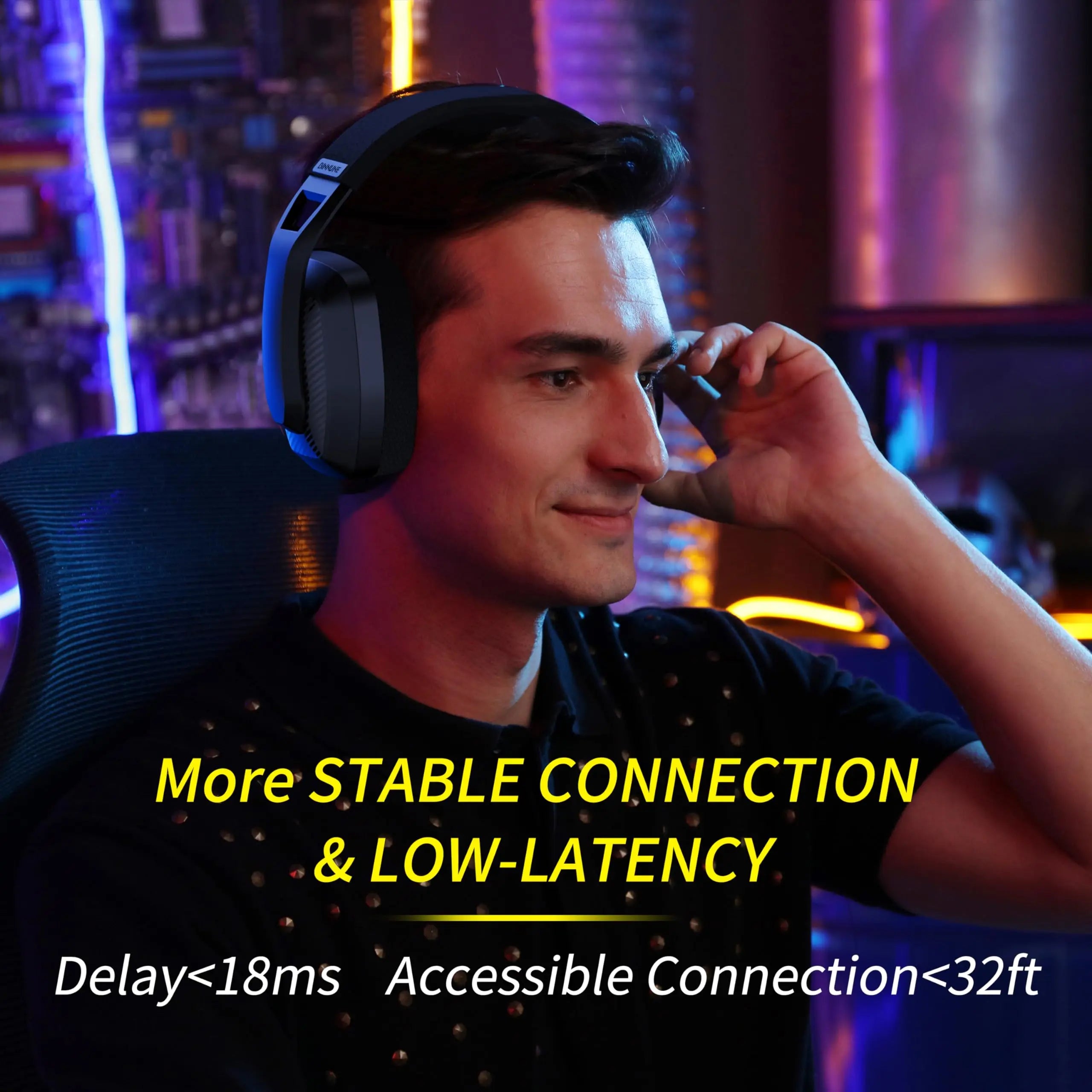 Wireless Gaming Headset With Mic For PS5, PS4, PC & Mac