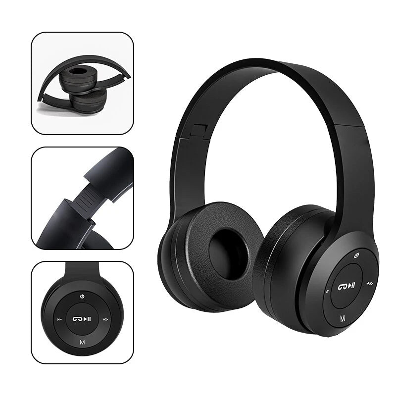 HiFi Wireless Over-Ear Headphones with Noise Reduction