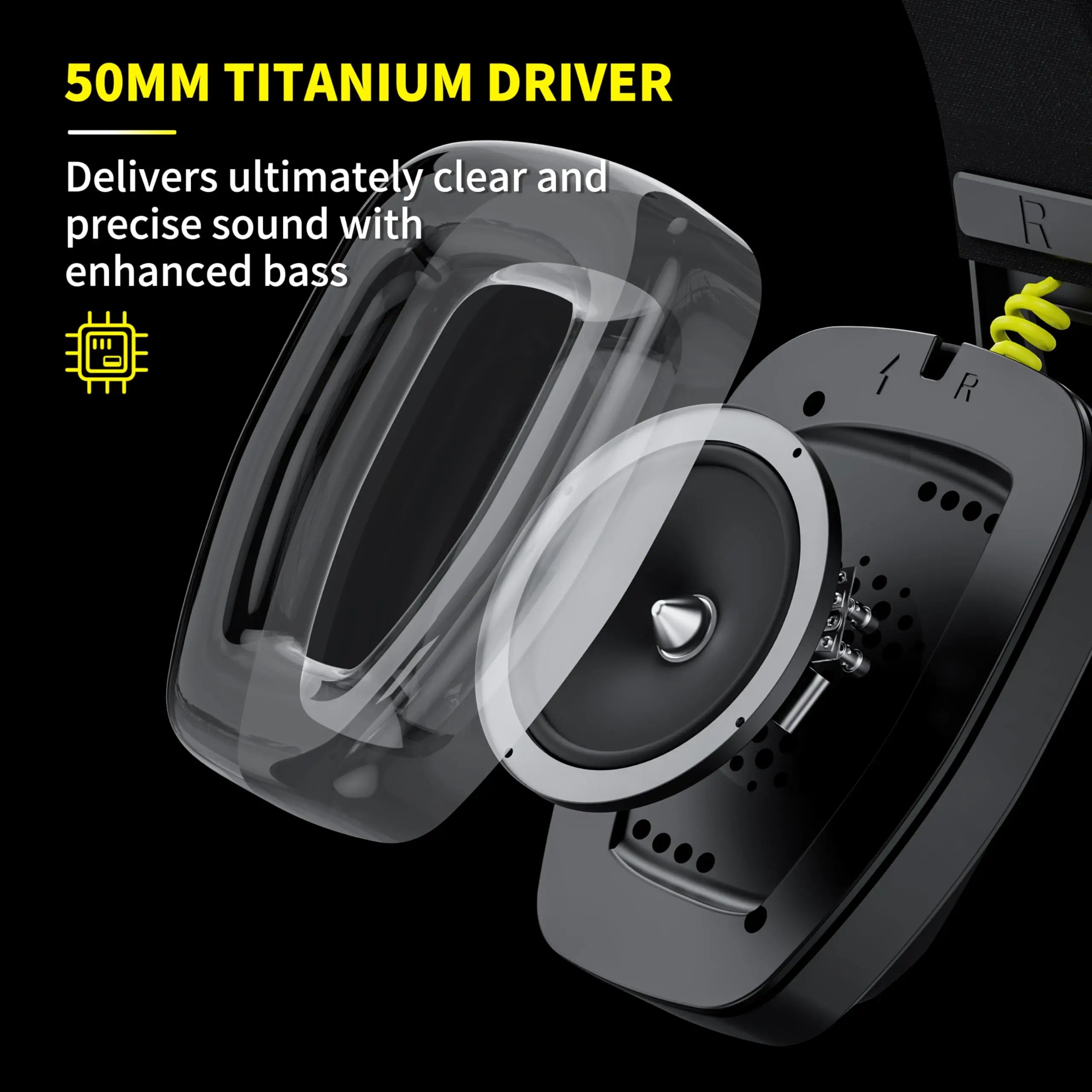 Wireless Gaming Headset With Mic For PS5, PS4, PC & Mac