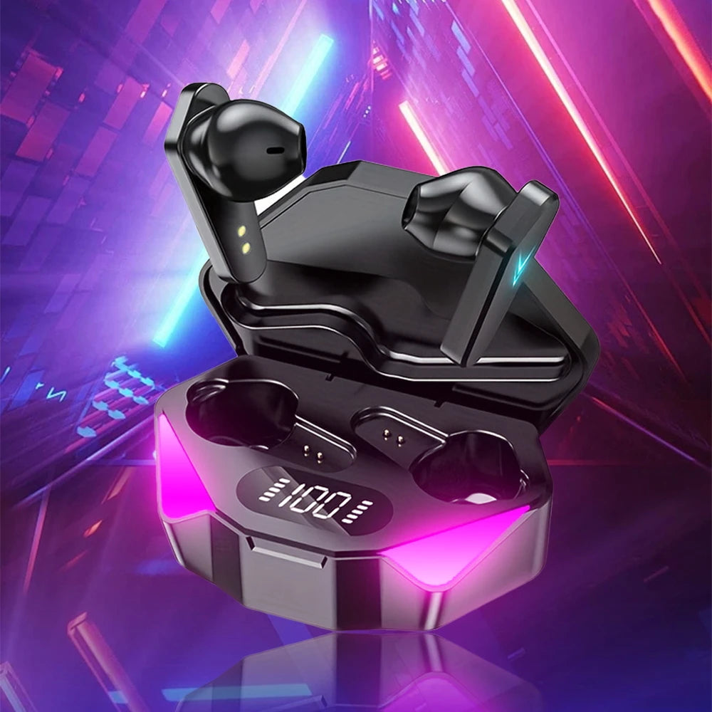 Wireless Bluetooth Earbuds With LED Battery Display Case