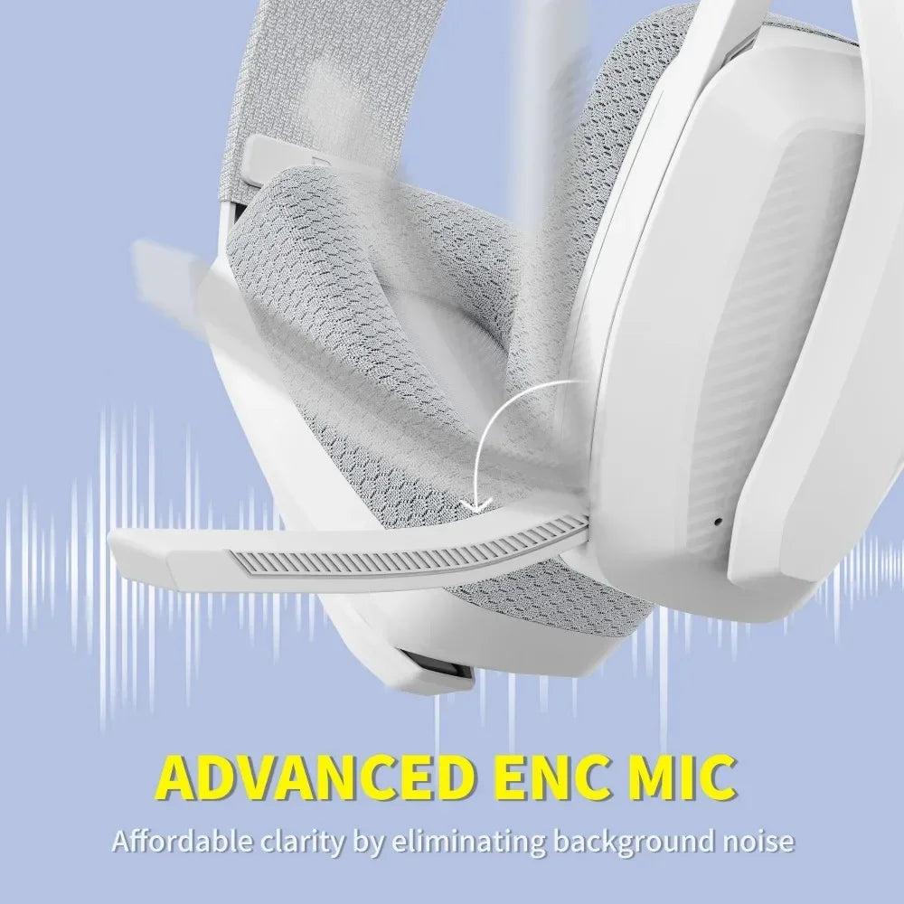 Wireless Gaming Headset With Mic – 2.4GHz & Bluetooth Dual Mode